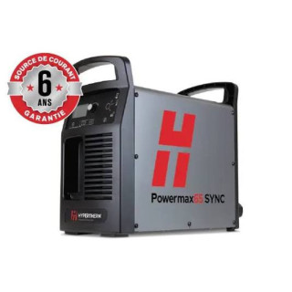 Poste Plasma | HYPERTHERM | POWERMAX 65 SYNC / 400V + TORCHE MANUEL 15,2M PORT CPC